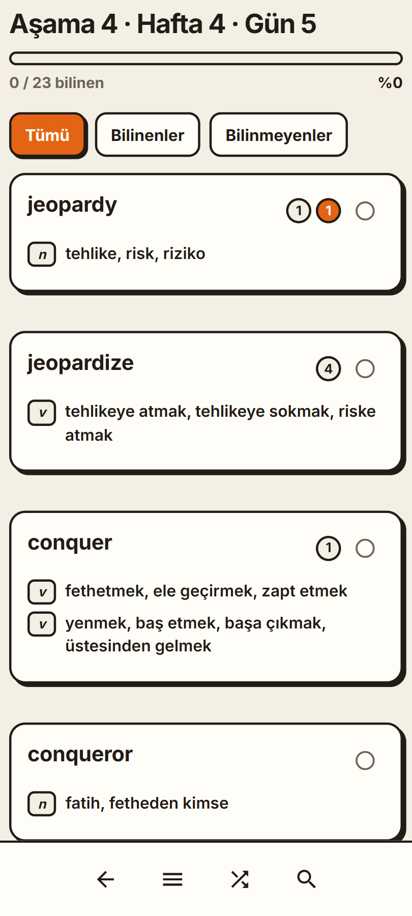 Günün Kelimeleri