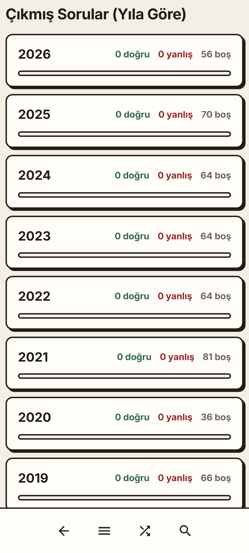 Soru Bankası Çıkmış Sorular